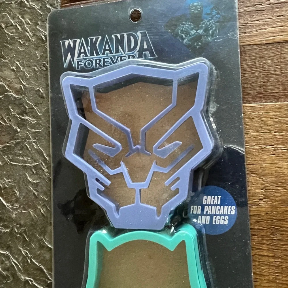 Wakanda Forever Silicone Breakfast Molds 3 Pack - Brand New NWT